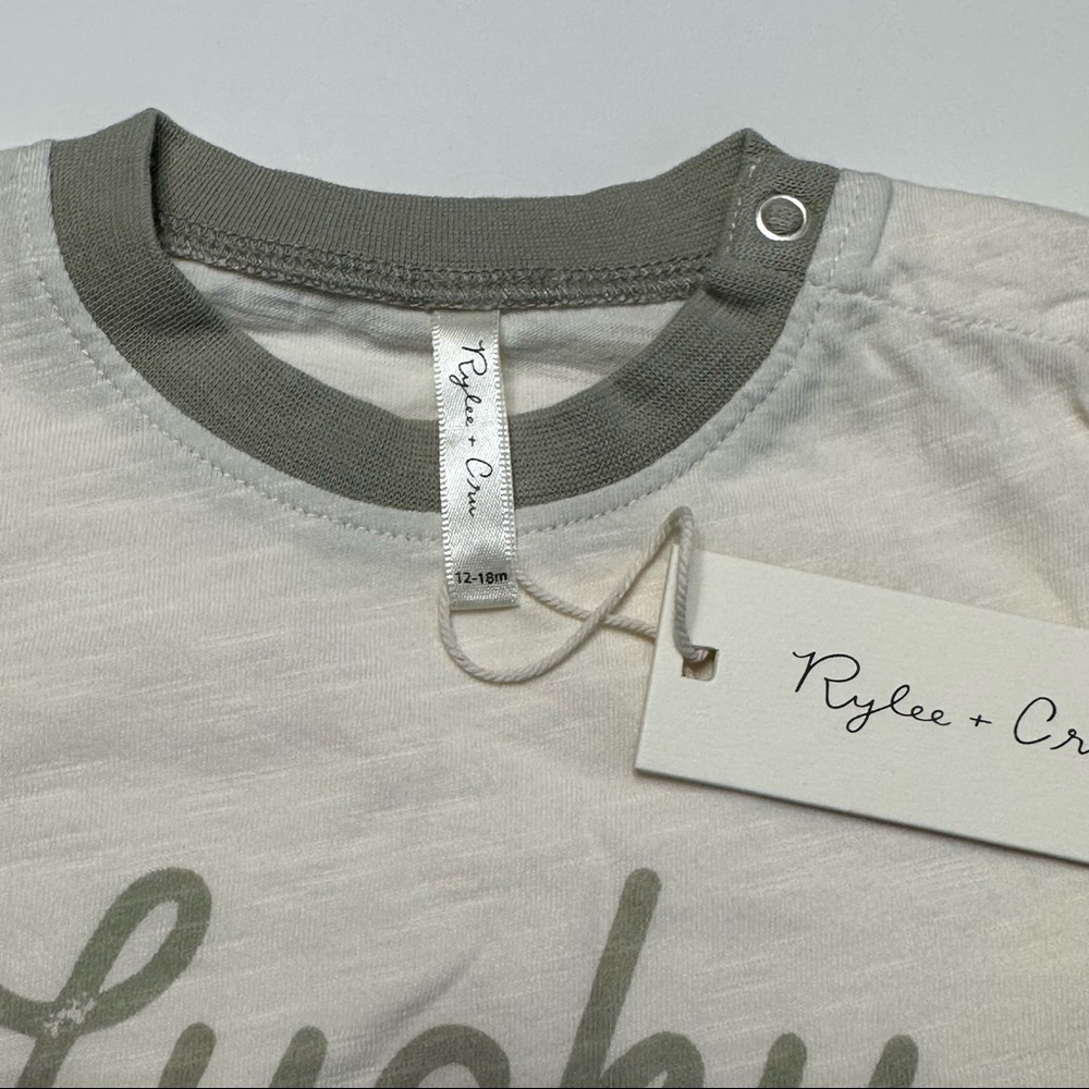 NWT Rylee + Cru Lucky Ringer Tee (12/18 Mo) - Picture 3 of 6